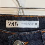 ZARA Cropped 90’s Jeans ZW Premium Dark Wash Wide Leg size 2 Photo 6