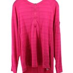 Athleta  Barbie Spring Hot Pink Zipup Athletic Lightweight Comfort Jacket Size XL Photo 0