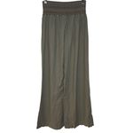 REWASH  Brand Wide Leg Pants Women's‎ Size Large Ruched High Waist Linen Rayon Photo 2