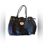 Jimmy Choo Rhea Black Leather Shoulder Bag Photo 6