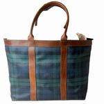 Ralph Lauren  Black Watch Plaid Oversized Travel Work Carry-On Shoulder Bag 40cm Photo 1