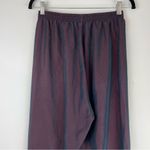 Vtg Y2K Holographic Trouser Pants High Rise Pull On Straight Wide Leg Sz Small Purple Photo 7
