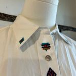 Brannan Street USA White Southwestern Embroidered Pearl Button Shirt Size 4 Photo 2