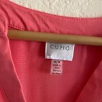 cupio  Coral shirt dress Size Medium Photo 7