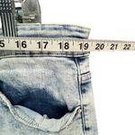 Risen  Jeans Shorts Womens Size 3XL Light Blue Denim Distressed Raw Hem High Rise Photo 5