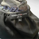 Generation Love ‎ Noa Blouse Camouflage With Ruffle Details XS | EUC Photo 6