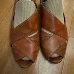 Cole Haan Vintage  Leather open toe slip on shoe sandal brown size 8 Photo 3