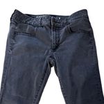 American Eagle  Outfitters Women's Super Sketch Black AEO Sateen Jeggings Size 6 Photo 1