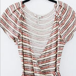 BCBGeneration Henna Striped Wrap Dress Photo 5