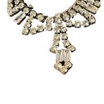 Fossil  Nice Ice Necklace Silver Chain with Clear Rhinestone Crystals Elegant NWT Photo 3