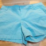 New York & Co aqua shorts Size 6 Blue Photo 0