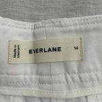 Everlane NWOT The Draper Tapered Pant in Buttersmooth White Size 14 Photo 8