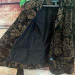 Ralph Lauren Lauren Stretch Velvet Floral Blazer 6 Jacket Black Gold $199 NYE Photo 1