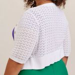 Torrid Disney The Little Mermaid Cropped Cardigan Sweater Photo 4