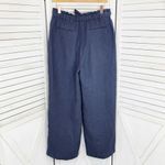 Ralph Lauren Polo  Linen Drawstring Wide Leg Pants Denim Blue Small Paperbag Photo 9