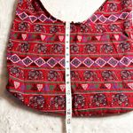 NWT Red Thai Hippie Hobo Sling Shoulder Crossbody Bag Purse Elephant Boho Gypsy Photo 5
