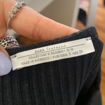 ZARA Basic Black Tie Tank Photo 3