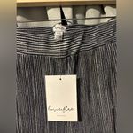 Love, Fire  Metallic Mini Pleat Gaucho Crop Pants NWT size Large Photo 3