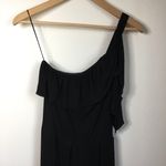 See By Chloe  Black One Shoulder Ruffled Detail Womens Size‎ 2 Knit Photo 1