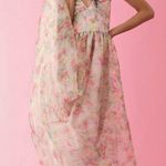 Monique Lhuillier ML Anthropologie Strapless Sweetheart Organza A-Line Dress Photo 0