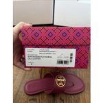 Tory Burch Benton Band Flat Sandal Raspberry Sorbet Size 9 New Photo 5