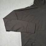 Zelos Sweatshirt Womens Medium Black Mock Neck Split Hem Pullover Sweatshirt Top Photo 2