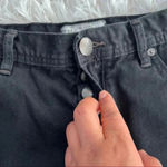 Free People  Womens Shorts Black True Distressed Denim Size 25 Photo 4
