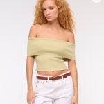 Abercrombie & Fitch Abercombie Foldover Off-The-Shoulder Sweater Top Photo 1