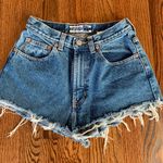 High Waisted Cutoff Jean Shorts Size 25 Photo 0