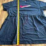 Nike Plus Size Black T-Shirt Dress with Drawstring Waist β 2X Photo 6