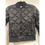 Aritzia PARKLIFE Women’s Quilted Down Blend Flight Jacket XXS Black Photo 4