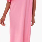 Tuckernuck Pomander Place  Flamingo Pink Florencia One Shoulder Dress Ruffle Photo 0