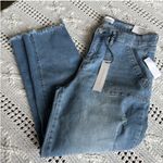 Nicole Miller  Distressed Blue Ankle Jeans Photo 0