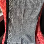 Stylish Black and White silk scarf Photo 0