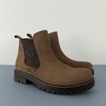 Josef Seibel Marta 03 Olive Green Nubuck Leather Ankle Chelsea Boots Size 6 Photo 1