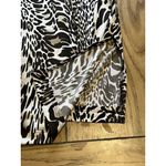 Chico's Size 0 Maxi Dress Leopard Sleeveless Left Slit Beach Animal Print Casual Photo 2