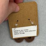 Handmade Chocolate Donut Earrings Brown Photo 4