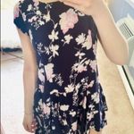 Urban Outfitters UO cooperative blue floral ruffle peplum dress Photo 3