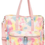 Madden Girl Canvas Market Tote Tie Dye Rainbow Photo 0