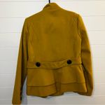 Steve Madden Yellow Double-Breasted Pea Coat Medium Classic Buttons Photo 5