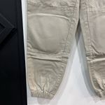 L.L Bean Women’s Canvas Pleated Padded Knee Cotton Pants Size 4 Photo 2