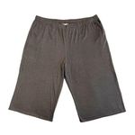 Woman Within Plus Size 3X Cropped Capri Sweatpants Activewear Gray Pocketed Photo 0