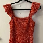 Madewell Lucie Smocked Floral Peplum Top Size 14 Photo 0