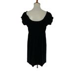 Free People Dress Small Black Short Sleeve Boho Casual Feminine Photo 4