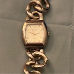 RJ Graziano Chunky Curb Chain Link Watch Stainless Steel Silver Tone Not Working Photo 7