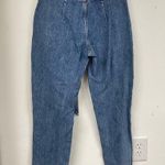 Abercrombie & Fitch Mom Jean High Rise Button Fly Jeans Womens 27 Belted Blue Photo 5