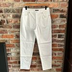Eileen Fisher  White High Rise Ankle Jeans, S Photo 1
