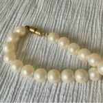 Powder Pink Pearl Necklace Vintage “Dinah” Peachy Elegant Classic Minimal Pearlcore Photo 5