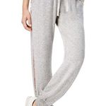 Hippie Rose  Gray Jogger Pants Pink Velvet Trim Juniors New Photo 0