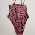 Forever 21 Swimwear One Piece Leopard Print Photo 3